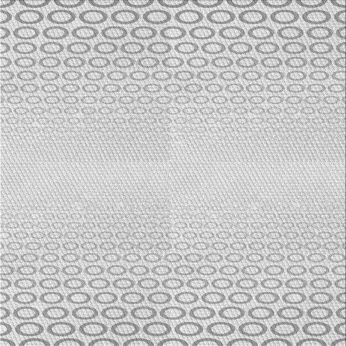 Sideview of Machine Washable Transitional White Smoke Rug, wshpat2389