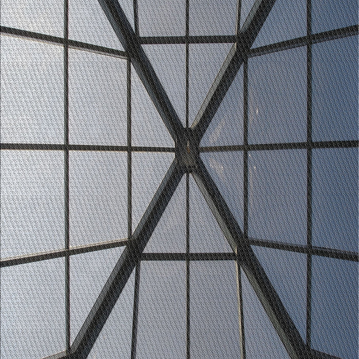 Patterned Metallic Silver Gray Novelty Rug, pat238