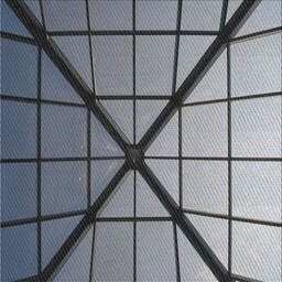 Sideview of Machine Washable Transitional Metallic Silver Gray Rug, wshpat238