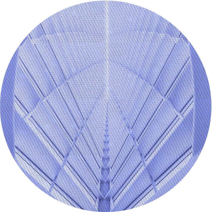 Square Patterned Light Slate Blue Rug, pat239blu