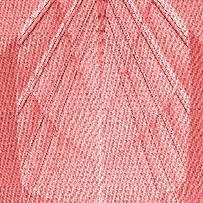 Machine Washable Transitional Pastel Pink Rug, wshpat239rd