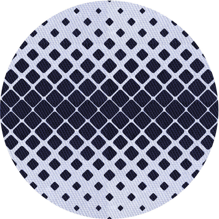 Square Patterned Blue Rug, pat2390blu