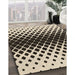 Patterned Milk Chocolate Brown Rug in Family Room, pat2390brn