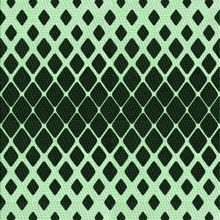 Patterned Dark Forest Green Rug, pat2390grn