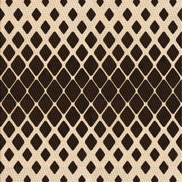 Patterned Deep Peach Orange Rug, pat2390org