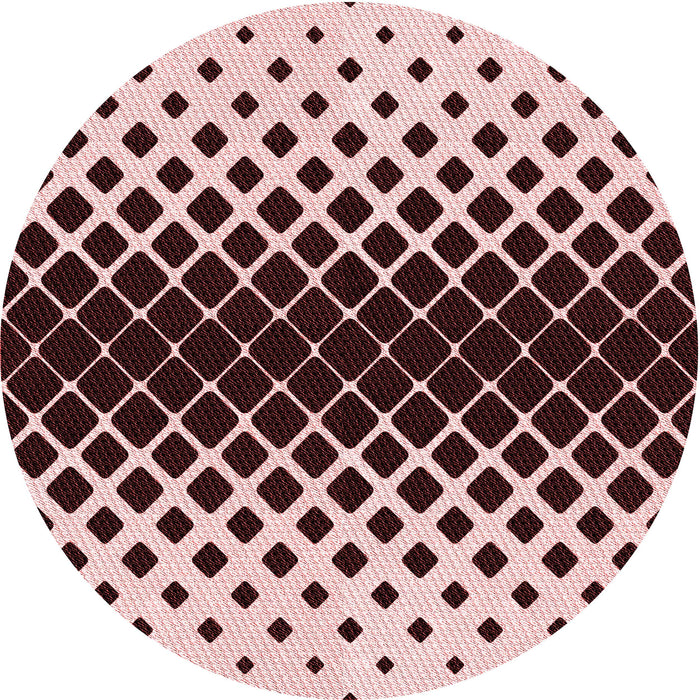 Square Patterned Pink Rug, pat2390rd