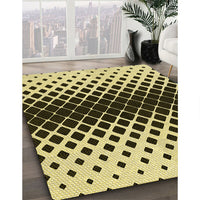 Patterned Milk Chocolate Brown Rug, pat2390yw