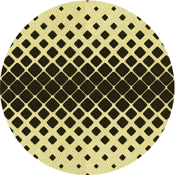 Square Patterned Milk Chocolate Brown Rug, pat2390yw