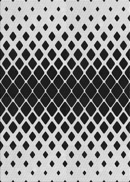 Patterned Charcoal Black Novelty Rug, pat2390