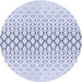 Square Machine Washable Transitional Lavender Blue Rug in a Living Room, wshpat2391blu