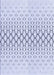 Patterned Lavender Blue Rug, pat2391blu