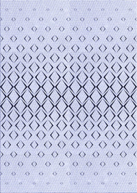 Machine Washable Transitional Lavender Blue Rug, wshpat2391blu