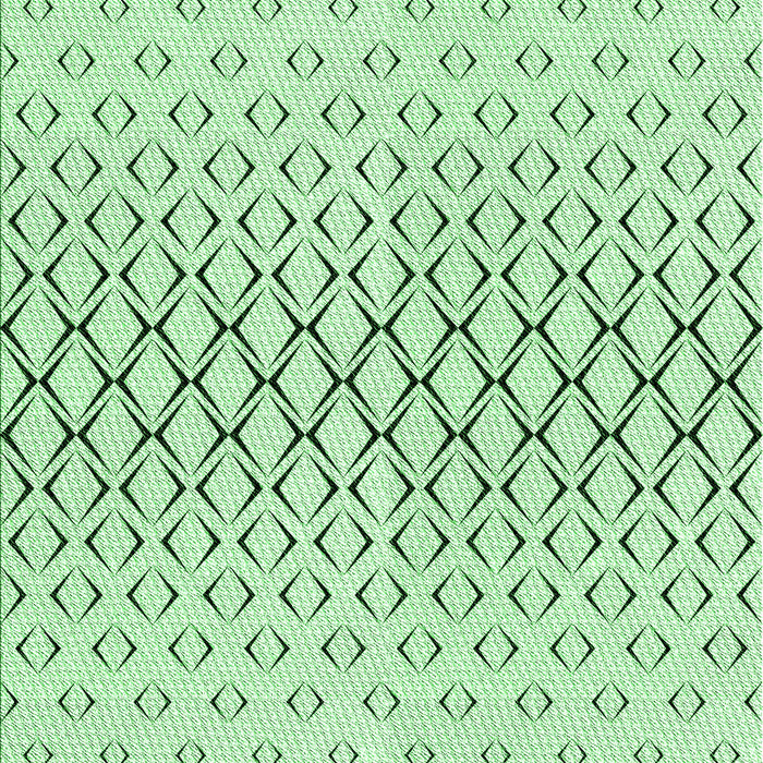 Machine Washable Transitional Mint Green Rug, wshpat2391grn