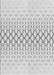 Patterned Platinum Gray Rug, pat2391gry