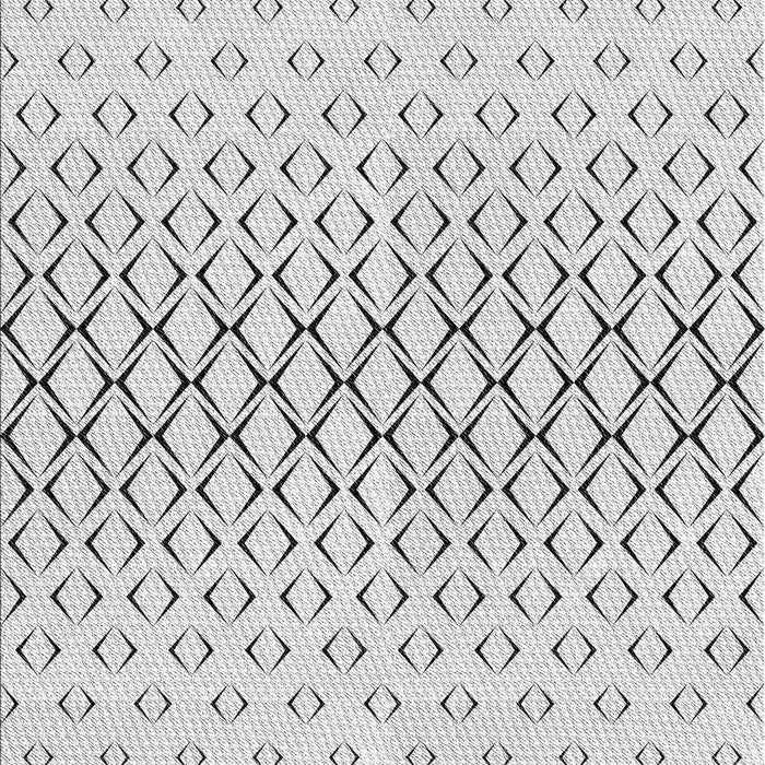 Patterned Platinum Gray Rug, pat2391gry