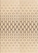 Machine Washable Transitional Peru Brown Rug, wshpat2391org