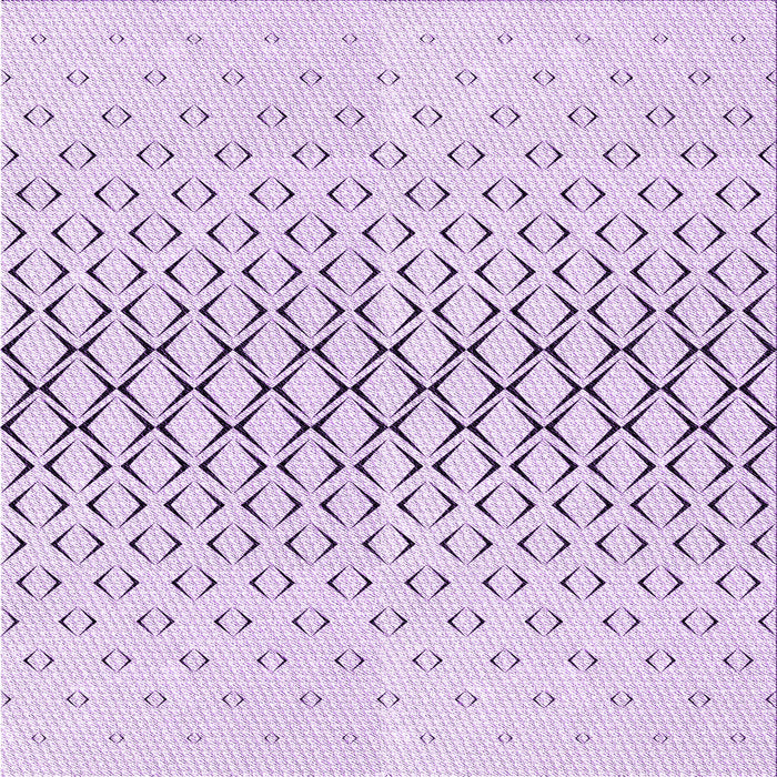 Round Machine Washable Transitional Orchid Purple Rug, wshpat2391pur