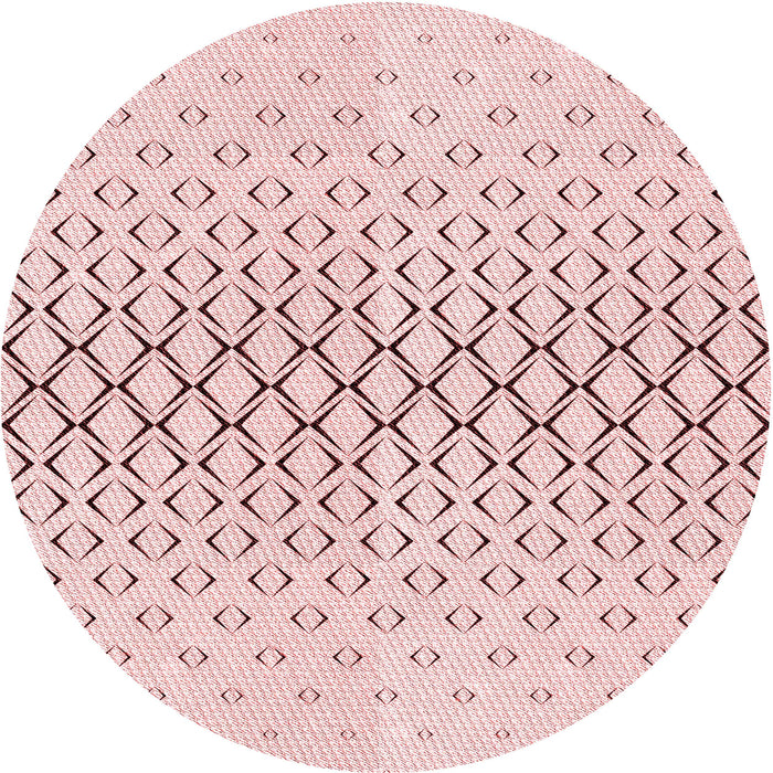 Square Machine Washable Transitional Pink Rug in a Living Room, wshpat2391rd