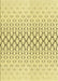 Machine Washable Transitional Sun Yellow Rug, wshpat2391yw