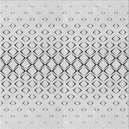 Sideview of Machine Washable Transitional White Smoke Rug, wshpat2391