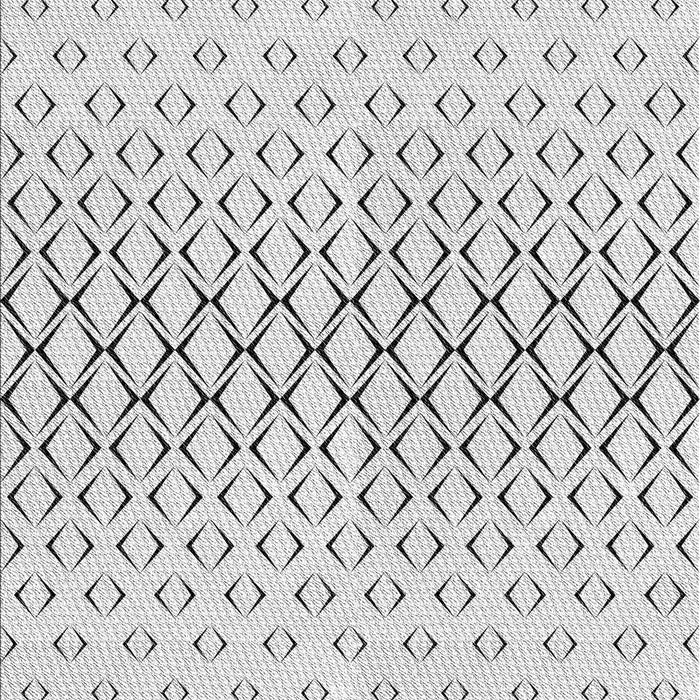 Patterned Off-White Novelty Rug, pat2391