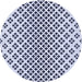 Square Patterned Lavender Blue Rug, pat2392blu