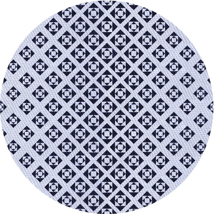 Square Machine Washable Transitional Lavender Blue Rug in a Living Room, wshpat2392blu