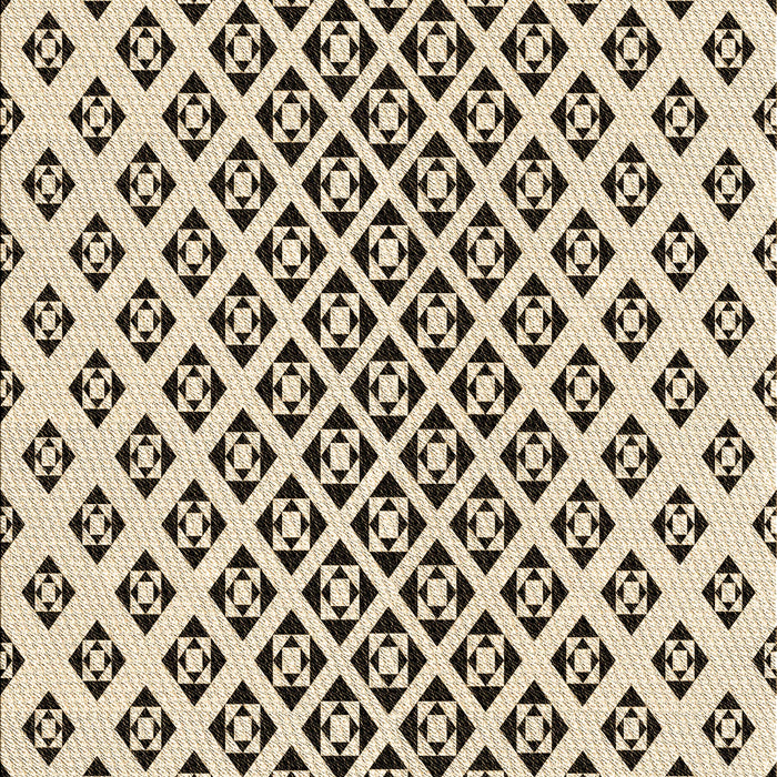 Patterned Coffee Brown Rug, pat2392brn