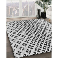 Patterned Platinum Gray Rug, pat2392gry