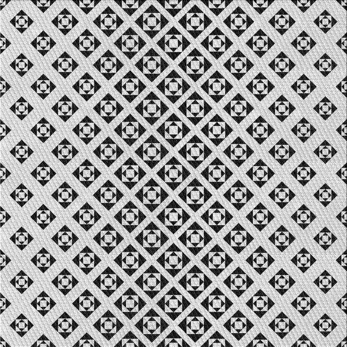 Round Patterned Platinum Gray Rug, pat2392gry