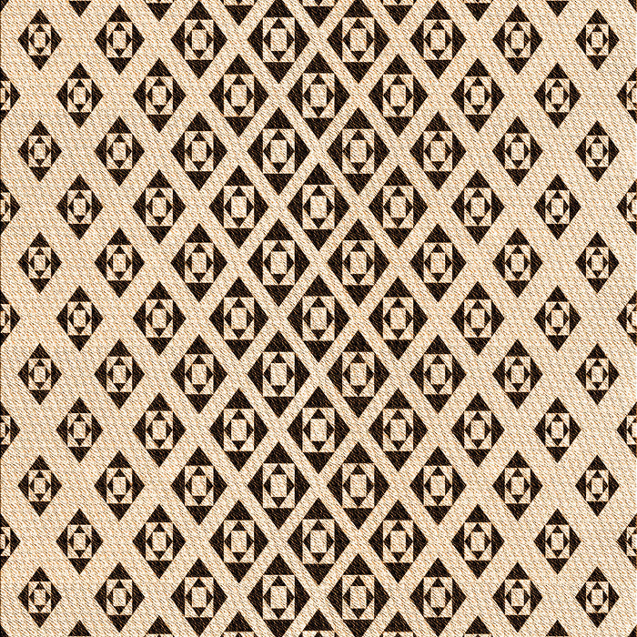 Machine Washable Transitional Saddle Brown Rug, wshpat2392org