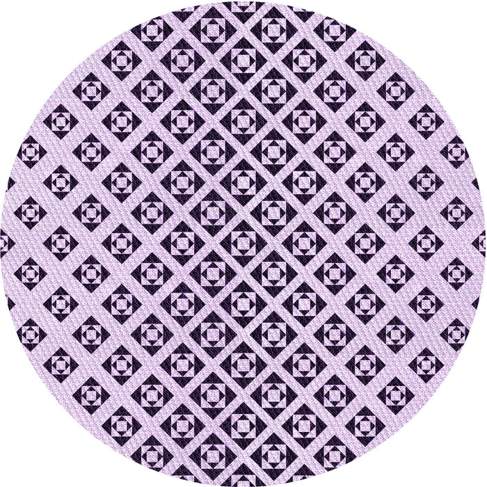 Square Machine Washable Transitional Purple Rug in a Living Room, wshpat2392pur