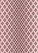 Patterned Light Rose Pink Rug, pat2392rd