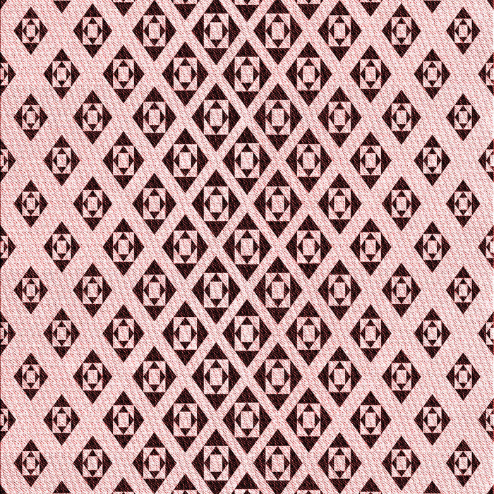 Patterned Light Rose Pink Rug, pat2392rd
