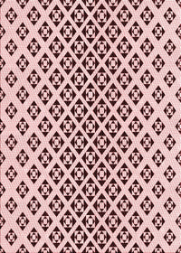 Machine Washable Transitional Light Rose Pink Rug, wshpat2392rd