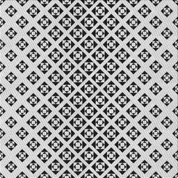 Sideview of Machine Washable Transitional White Smoke Rug, wshpat2392