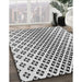 Patterned Off-White Novelty Rug in Family Room, pat2392