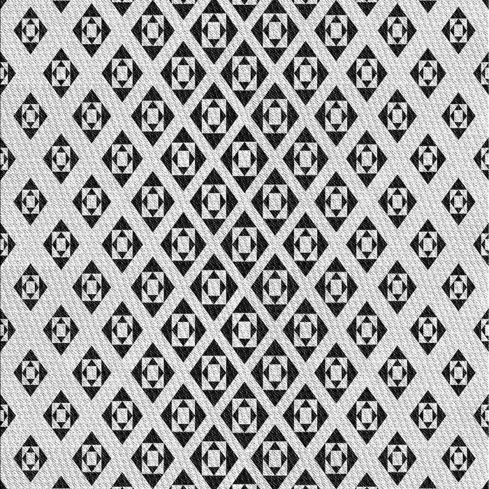 Patterned Off-White Novelty Rug, pat2392