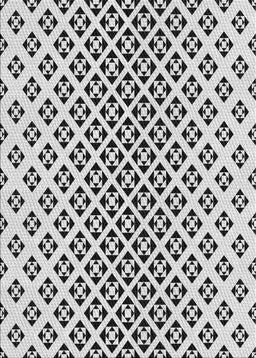 Machine Washable Transitional White Smoke Rug, wshpat2392