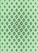 Patterned Mint Green Rug, pat2393grn