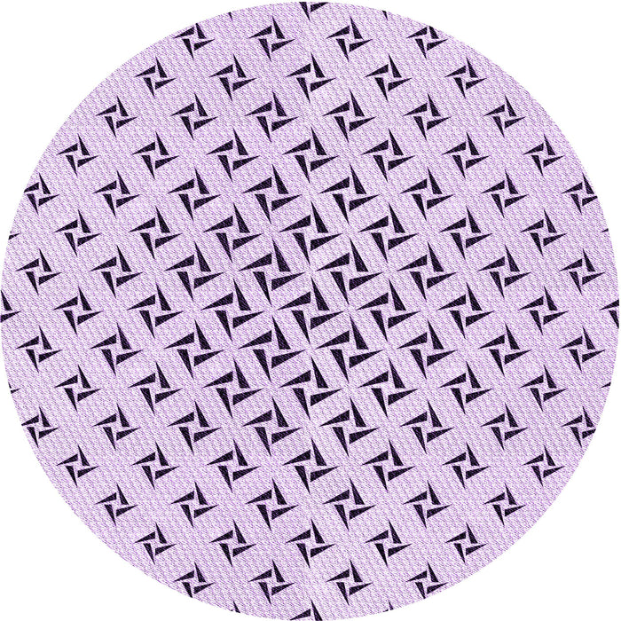 Square Machine Washable Transitional Lilac Purple Rug in a Living Room, wshpat2393pur