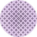 Square Machine Washable Transitional Lilac Purple Rug in a Living Room, wshpat2393pur