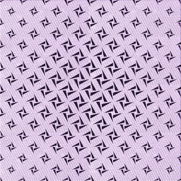 Round Patterned Lilac Purple Rug, pat2393pur