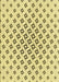 Machine Washable Transitional Sun Yellow Rug, wshpat2393yw