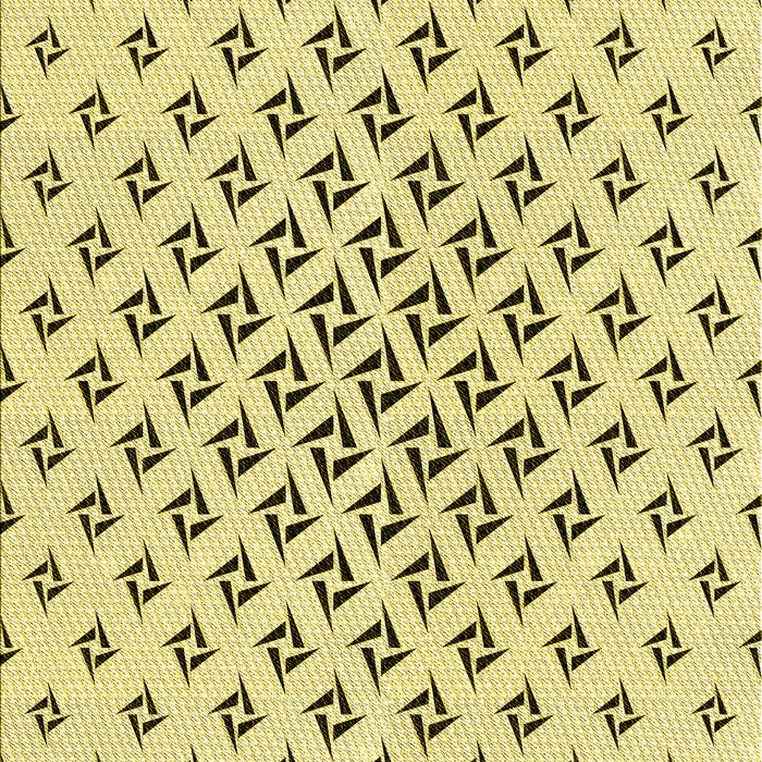 Patterned Sun Yellow Rug, pat2393yw
