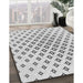 Machine Washable Transitional White Smoke Rug in a Family Room, wshpat2393