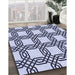 Machine Washable Transitional Blue Rug in a Family Room, wshpat2394blu