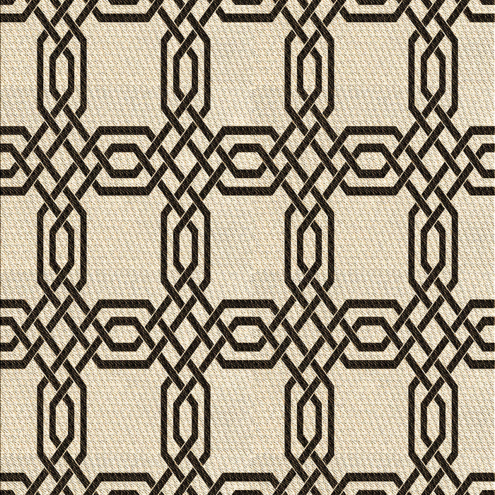 Machine Washable Transitional Vanilla Gold Rug, wshpat2394brn