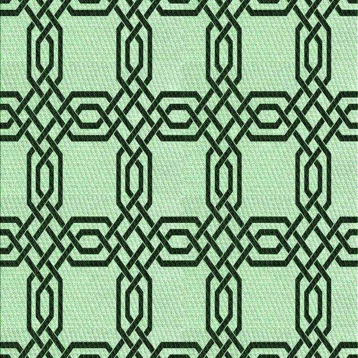 Patterned Mint Green Rug, pat2394grn