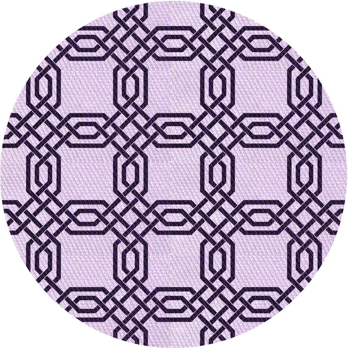 Square Machine Washable Transitional Purple Rug in a Living Room, wshpat2394pur